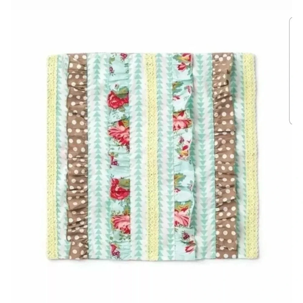 NEW Matilda Jane Sleep in Pillow Sham Happy & Free 18X18 100% Cotton 21313A